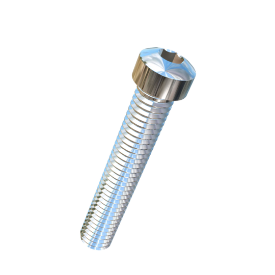 Titanium 7/16-14 X 2-1/2 UNC Fillister Head, Socket Drive, Allied Titanium Machine Screw